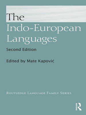 cover image of The Indo-European Languages
